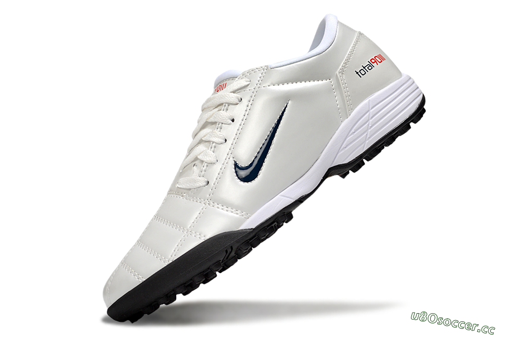 Unisex Nike Total 90 III TF Artificial Turf Low-Tops Football Shoes - Beige/Black/White 5