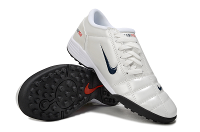 Unisex Nike Total 90 III TF Artificial Turf Low-Tops Football Shoes - Beige/Black/White