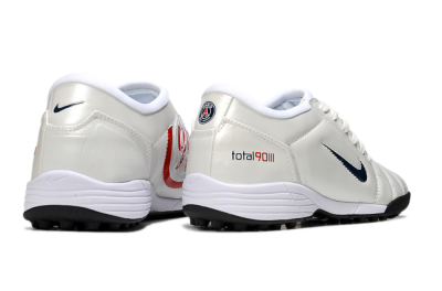 Unisex Nike Total 90 III TF Artificial Turf Low-Tops Football Shoes - Beige/Black/White