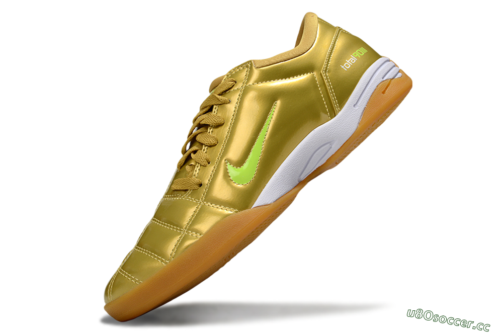 Unisex Nike Total 90 III IC Indoor & Futsal Low-Tops Football Shoes - Gold/Yellow/White 5