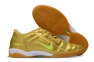 Unisex Nike Total 90 III IC Indoor & Futsal Low-Tops Football Shoes - Gold/Yellow/White