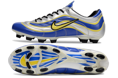 Men's Nike Mercurial Vapor R9 FG Firm Ground Low-Tops Football Boots - Blue/Silver/Yellow