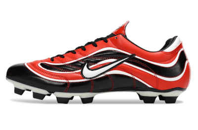 Men's Nike Mercurial Vapor R9 FG Firm Ground Low-Tops Football Boots - Red/Black/White