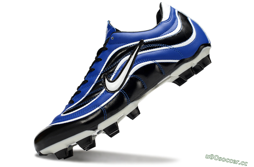 Men's Nike Mercurial Vapor R9 FG Firm Ground Low-Tops Football Boots - Blue/Black/White 4