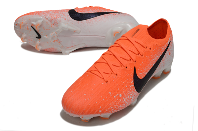 Men's Nike Mercurial Vapor 12 Elite FG Firm Ground Low-Tops Football Boots - Red/Black/White