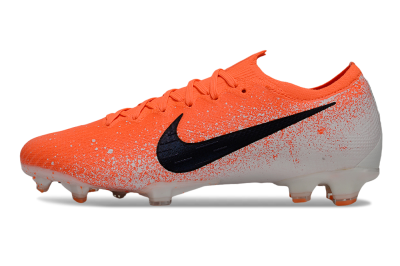 Men's Nike Mercurial Vapor 12 Elite FG Firm Ground Low-Tops Football Boots - Red/Black/White