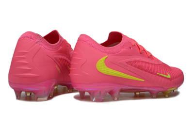 Men's Nike Phantom 6 Low Elite FG Firm Ground Low-Tops Football Boots - Pink/Yellow/Gold