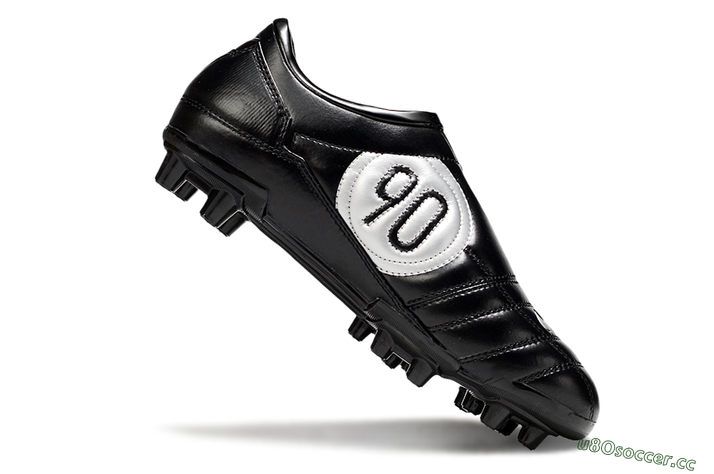 Men's Nike Total 90 III FG Firm Ground Low-Tops Football Boots - Black/Silver 4