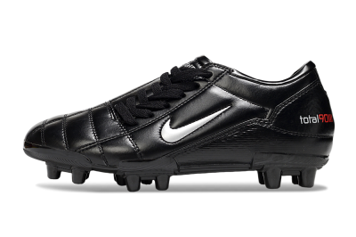 Men's Nike Total 90 III FG Firm Ground Low-Tops Football Boots - Black/Silver