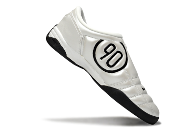 Men's Nike Total 90 III IC Indoor & Futsal Low-Tops Football Shoes - Beige/Black/White