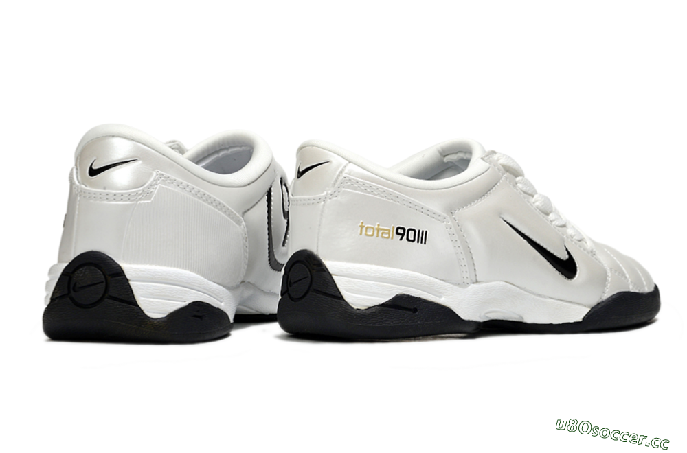 Men's Nike Total 90 III IC Indoor & Futsal Low-Tops Football Shoes - Beige/Black/White 6