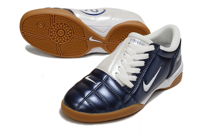 Men's Nike Total 90 III IC Indoor & Futsal Low-Tops Football Shoes - Blue/White/Brown