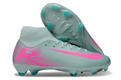 Men's Nike Air Zoom Mercurial Superfly 10 Elite FG Firm Ground High-Tops Football Boots - Jade/Pink