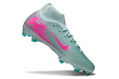 Men's Nike Air Zoom Mercurial Superfly 10 Elite FG Firm Ground High-Tops Football Boots - Jade/Pink