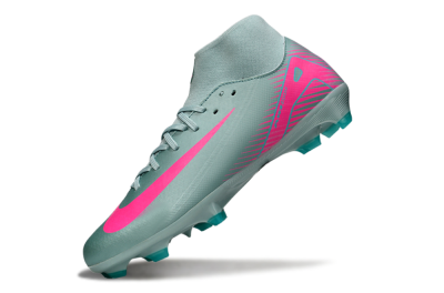 Men's Nike Air Zoom Mercurial Superfly 10 Elite FG Firm Ground High-Tops Football Boots - Jade/Pink