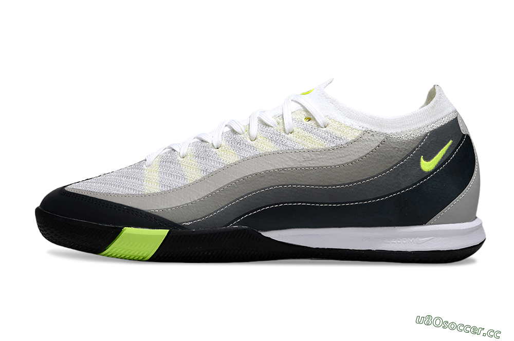 Men's Nike Air Zoom Mercurial Vapor 16 Pro IC Indoor & Futsal Low-Tops Football Shoes - White/Black/Grey 0