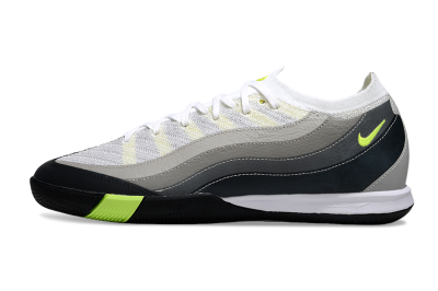 Men's Nike Air Zoom Mercurial Vapor 16 Pro IC Indoor & Futsal Low-Tops Football Shoes - White/Black/Grey
