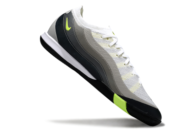 Men's Nike Air Zoom Mercurial Vapor 16 Pro IC Indoor & Futsal Low-Tops Football Shoes - White/Black/Grey