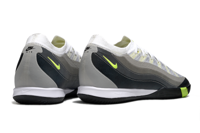 Men's Nike Air Zoom Mercurial Vapor 16 Pro IC Indoor & Futsal Low-Tops Football Shoes - White/Black/Grey