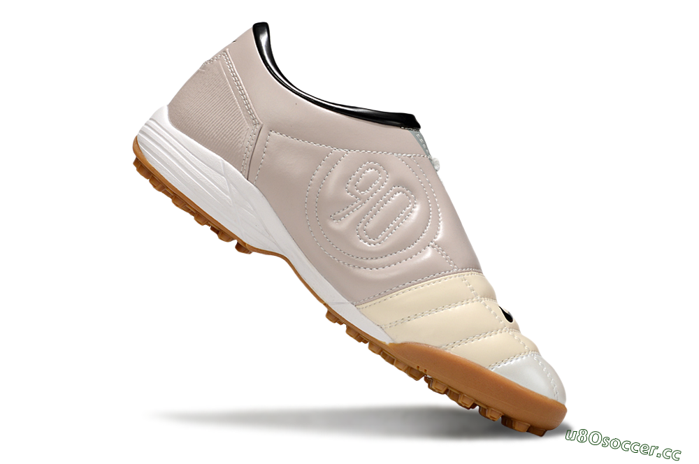 Unisex Nike Total 90 III TF Artificial Turf Low-Tops Football Shoes - Silver/Beige/Grey 4