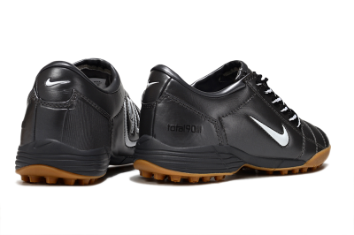 Unisex Nike Total 90 III TF Artificial Turf Low-Tops Football Shoes - Black/White/Brown