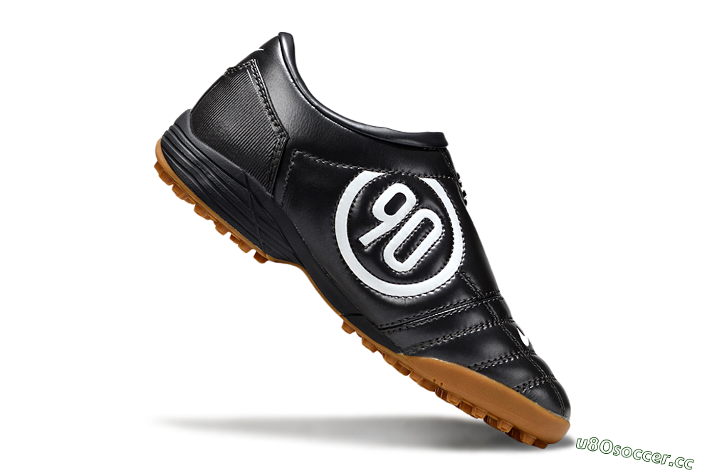 Unisex Nike Total 90 III TF Artificial Turf Low-Tops Football Shoes - Black/White/Brown 4
