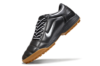 Unisex Nike Total 90 III TF Artificial Turf Low-Tops Football Shoes - Black/White/Brown