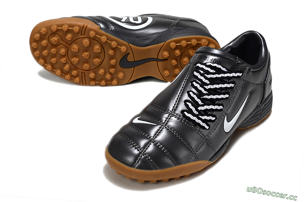 Unisex Nike Total 90 III TF Artificial Turf Low-Tops Football Shoes - Black/White/Brown 3