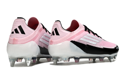 Men's Messi x Adidas F50 Elite SG Soft Ground Low-Tops Football Boots - Pink/White/Black