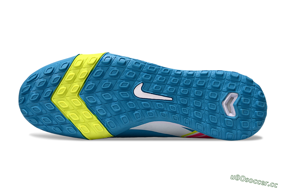 Unisex Nike Air Zoom Mercurial Superfly 10 Elite TF Artificial Turf High-Tops Football Shoes - Jade/Yellow/White 6