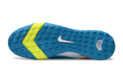 Unisex Nike Air Zoom Mercurial Superfly 10 Elite TF Artificial Turf High-Tops Football Shoes - Jade/Yellow/White