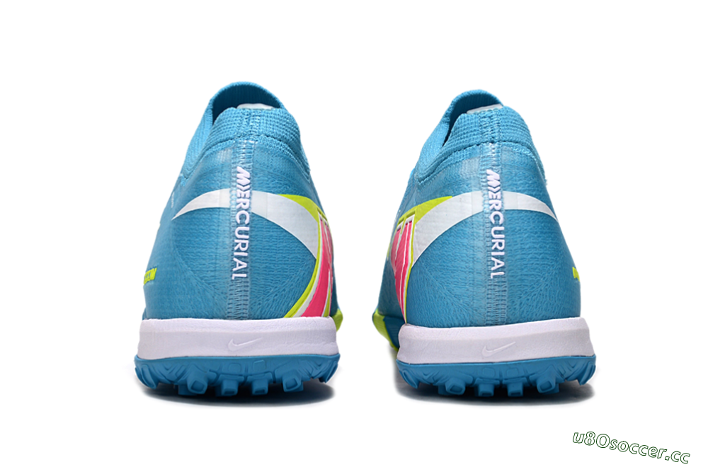 Unisex Nike Air Zoom Mercurial Vapor 16 Elite TF Artificial Turf Low-Tops Football Shoes - Blue/Yellow/White 5