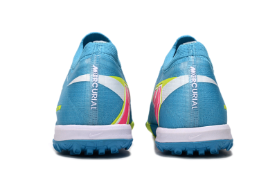 Unisex Nike Air Zoom Mercurial Vapor 16 Elite TF Artificial Turf Low-Tops Football Shoes - Blue/Yellow/White
