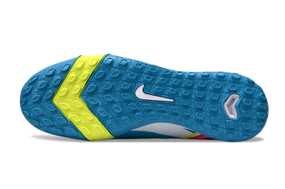 Unisex Nike Air Zoom Mercurial Vapor 16 Elite TF Artificial Turf Low-Tops Football Shoes - Blue/Yellow/White