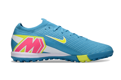 Unisex Nike Air Zoom Mercurial Vapor 16 Elite TF Artificial Turf Low-Tops Football Shoes - Blue/Yellow/White