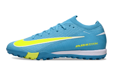 Unisex Nike Air Zoom Mercurial Vapor 16 Elite TF Artificial Turf Low-Tops Football Shoes - Blue/Yellow/White