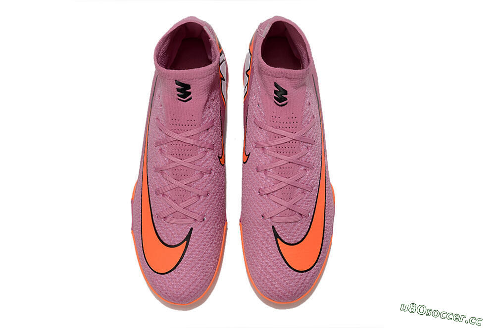 Unisex Nike Air Zoom Mercurial Superfly 10 Elite TF Artificial Turf High-Tops Football Shoes - Red/Orange/Black 4