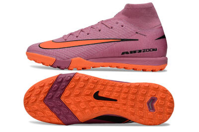 Unisex Nike Air Zoom Mercurial Superfly 10 Elite TF Artificial Turf High-Tops Football Shoes - Red/Orange/Black