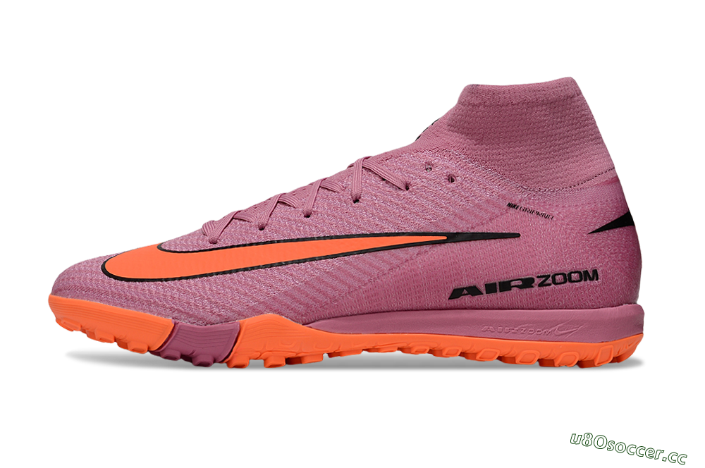 Unisex Nike Air Zoom Mercurial Superfly 10 Elite TF Artificial Turf High-Tops Football Shoes - Red/Orange/Black 0