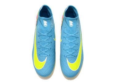 Unisex Nike Air Zoom Mercurial Superfly 10 Elite FG Firm Ground High-Tops Football Boots - Jade/Yellow/White