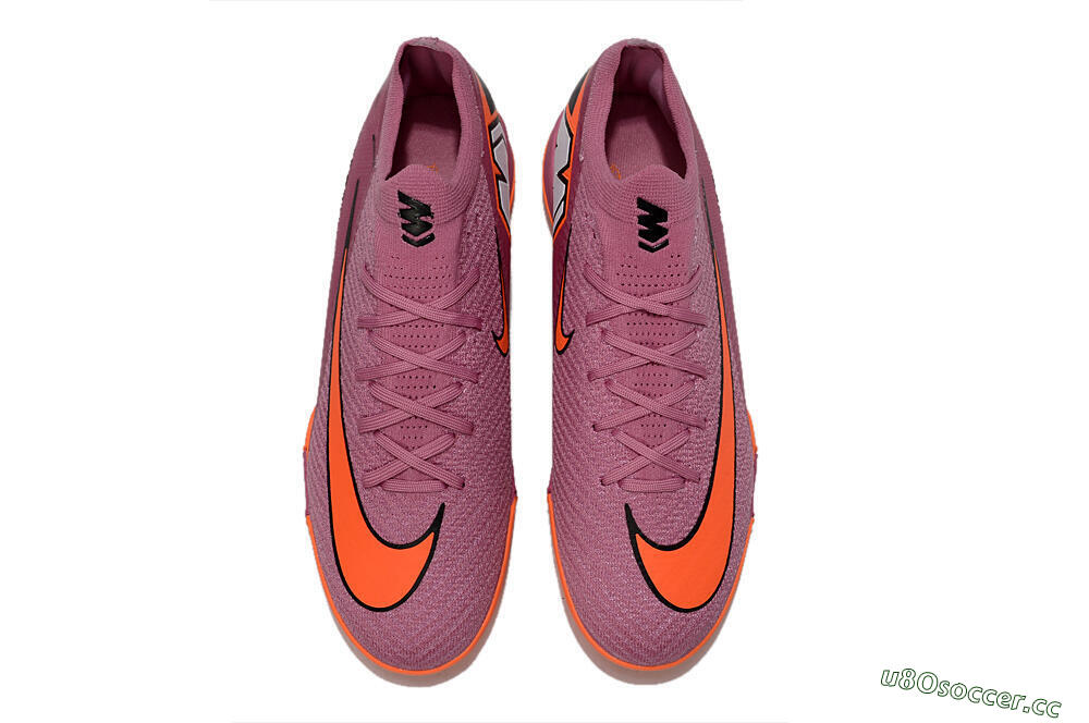Unisex Nike Air Zoom Mercurial Vapor 16 Elite TF Artificial Turf Low-Tops Football Shoes - Red/Orange/Black 4