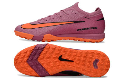 Unisex Nike Air Zoom Mercurial Vapor 16 Elite TF Artificial Turf Low-Tops Football Shoes - Red/Orange/Black