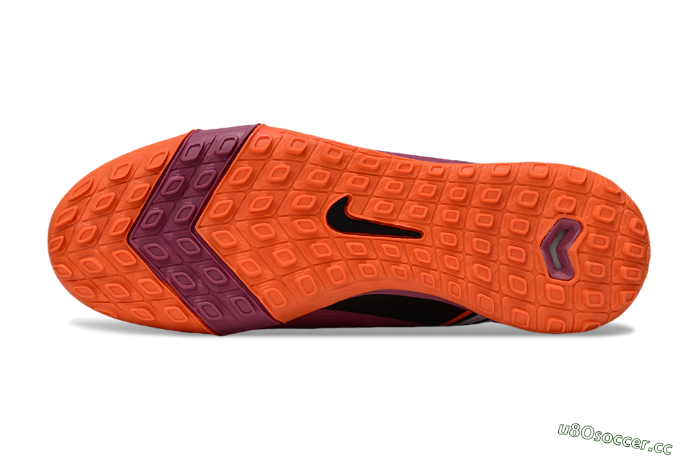 Unisex Nike Air Zoom Mercurial Vapor 16 Elite TF Artificial Turf Low-Tops Football Shoes - Red/Orange/Black 6