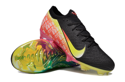 Unisex Nike Air Zoom Mercurial Vapor 16 Elite FG Firm Ground Low-Tops Football Boots - White/Red/Yellow