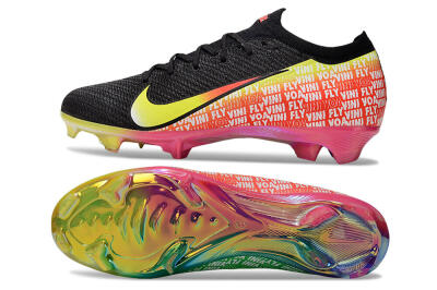 Unisex Nike Air Zoom Mercurial Vapor 16 Elite FG Firm Ground Low-Tops Football Boots - White/Red/Yellow