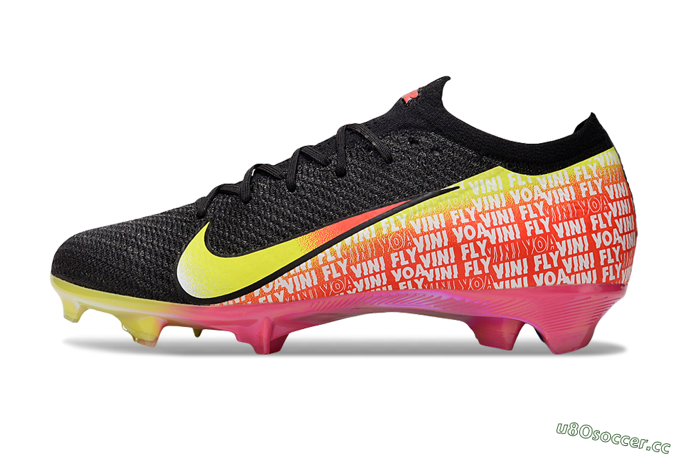 Unisex Nike Air Zoom Mercurial Vapor 16 Elite FG Firm Ground Low-Tops Football Boots - White/Red/Yellow 0