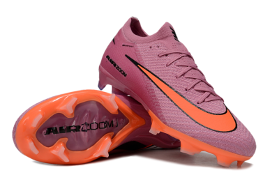 Unisex Nike Air Zoom Mercurial Vapor 16 Elite FG Firm Ground Low-Tops Football Boots - Red/Orange/Black