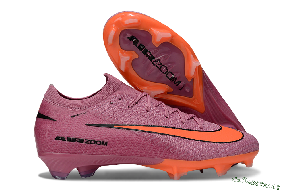 Unisex Nike Air Zoom Mercurial Vapor 16 Elite FG Firm Ground Low-Tops Football Boots - Red/Orange/Black 2