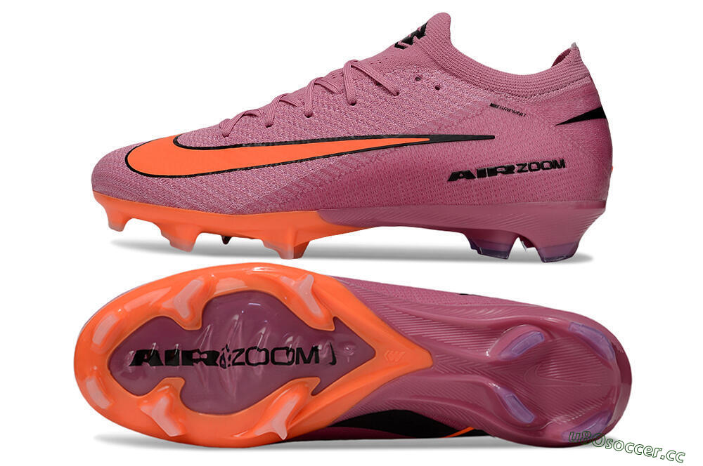 Unisex Nike Air Zoom Mercurial Vapor 16 Elite FG Firm Ground Low-Tops Football Boots - Red/Orange/Black 1