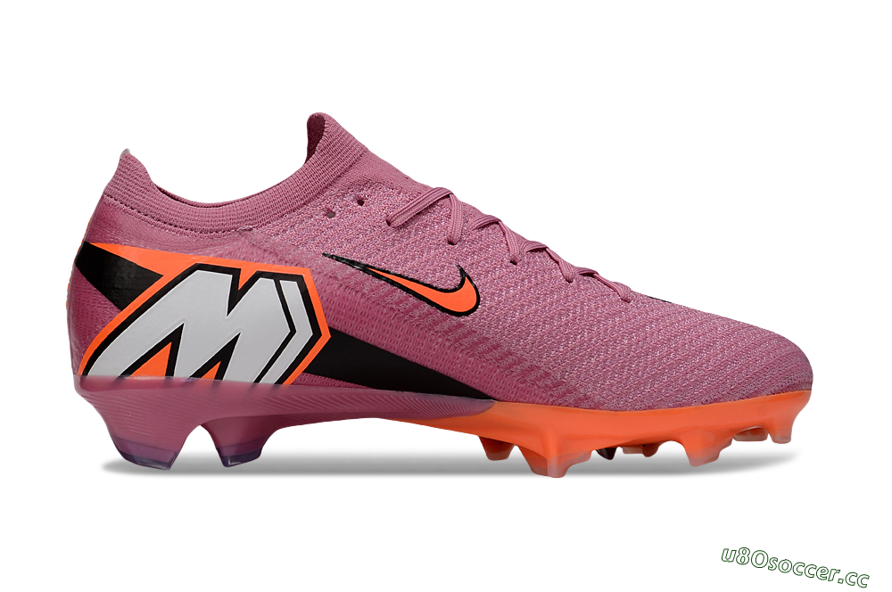 Unisex Nike Air Zoom Mercurial Vapor 16 Elite FG Firm Ground Low-Tops Football Boots - Red/Orange/Black 7